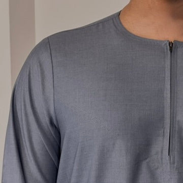 Men's Emirati/Omani Thobe - Slate