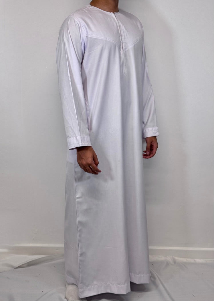 Men's Zayd Thobe Winter Material - Brilliant White