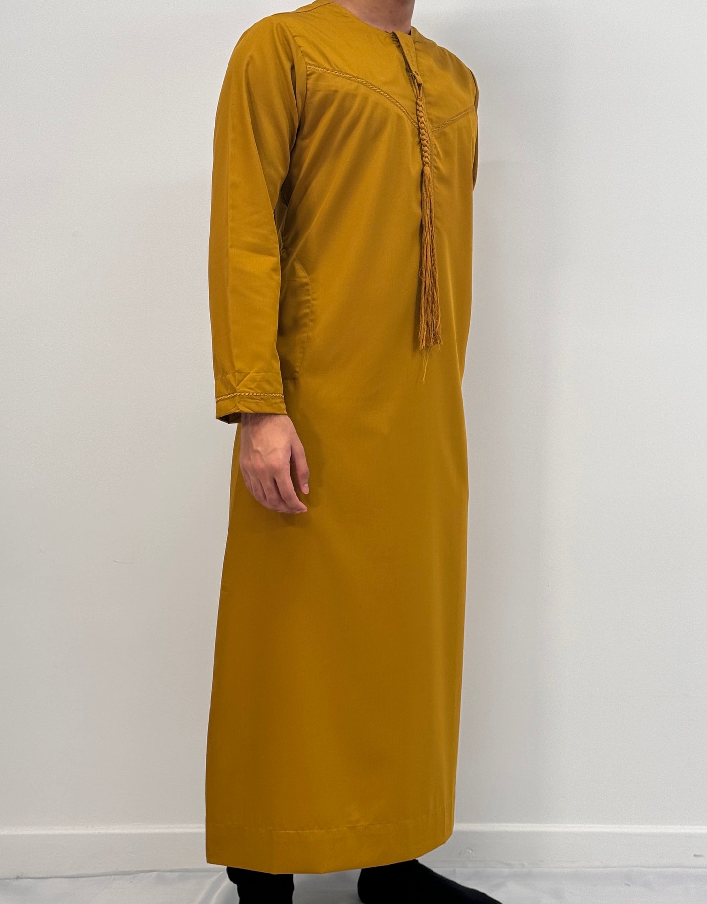 Boys Emirati/Omani Thobe - Mustard