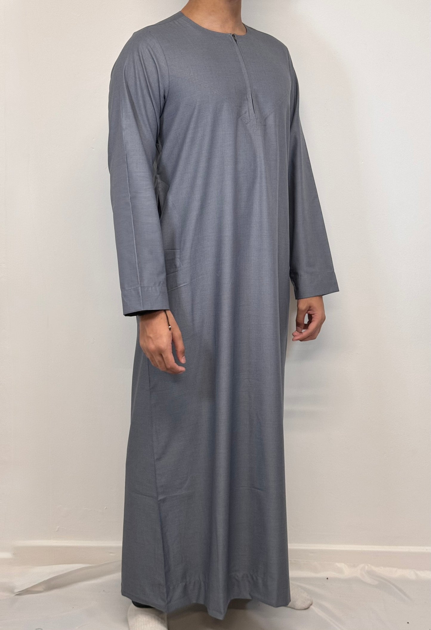 Men's Emirati/Omani Thobe - Slate