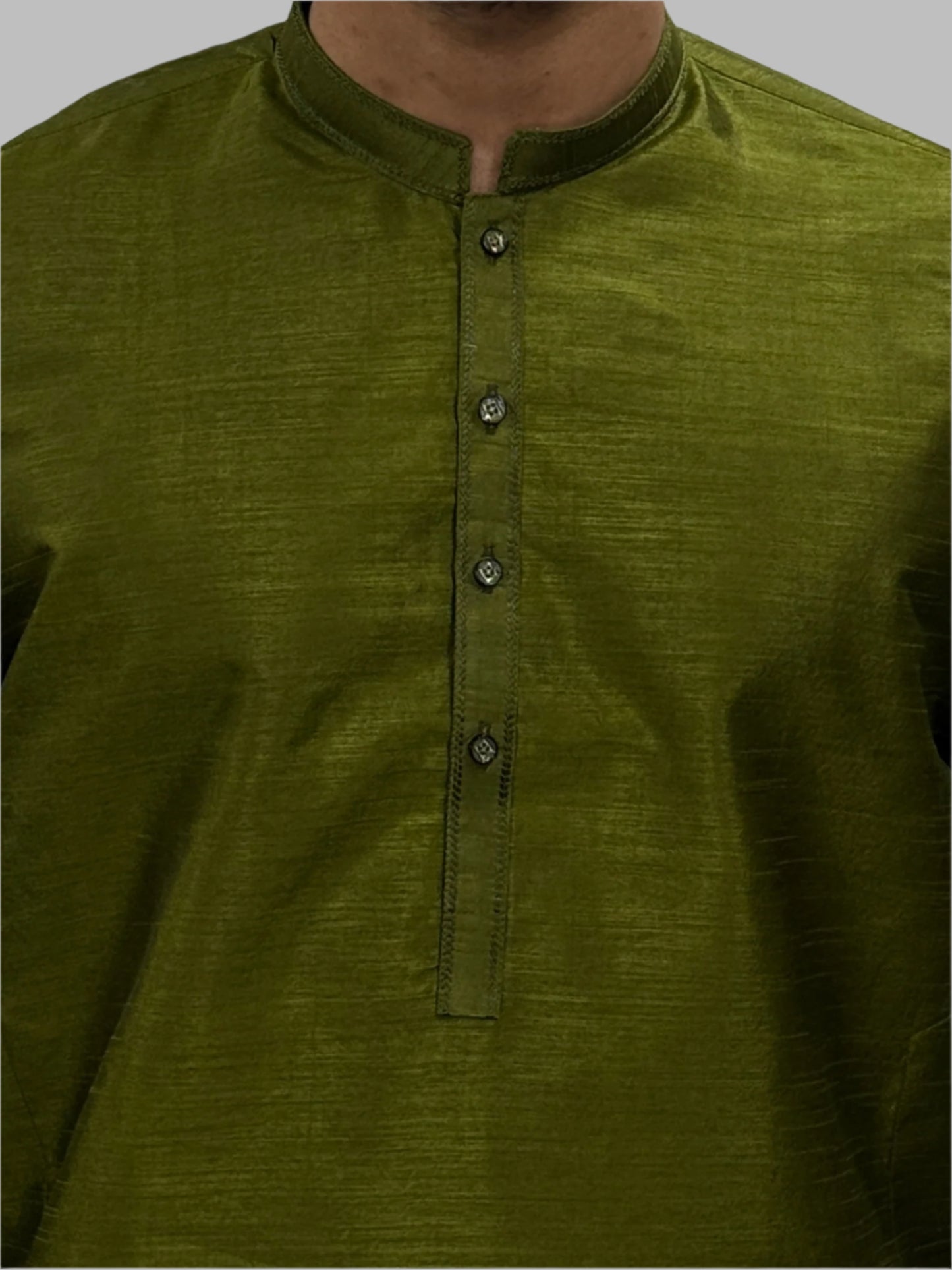 Dark_Mehndi_Green_Plain_Silky_Close_Up