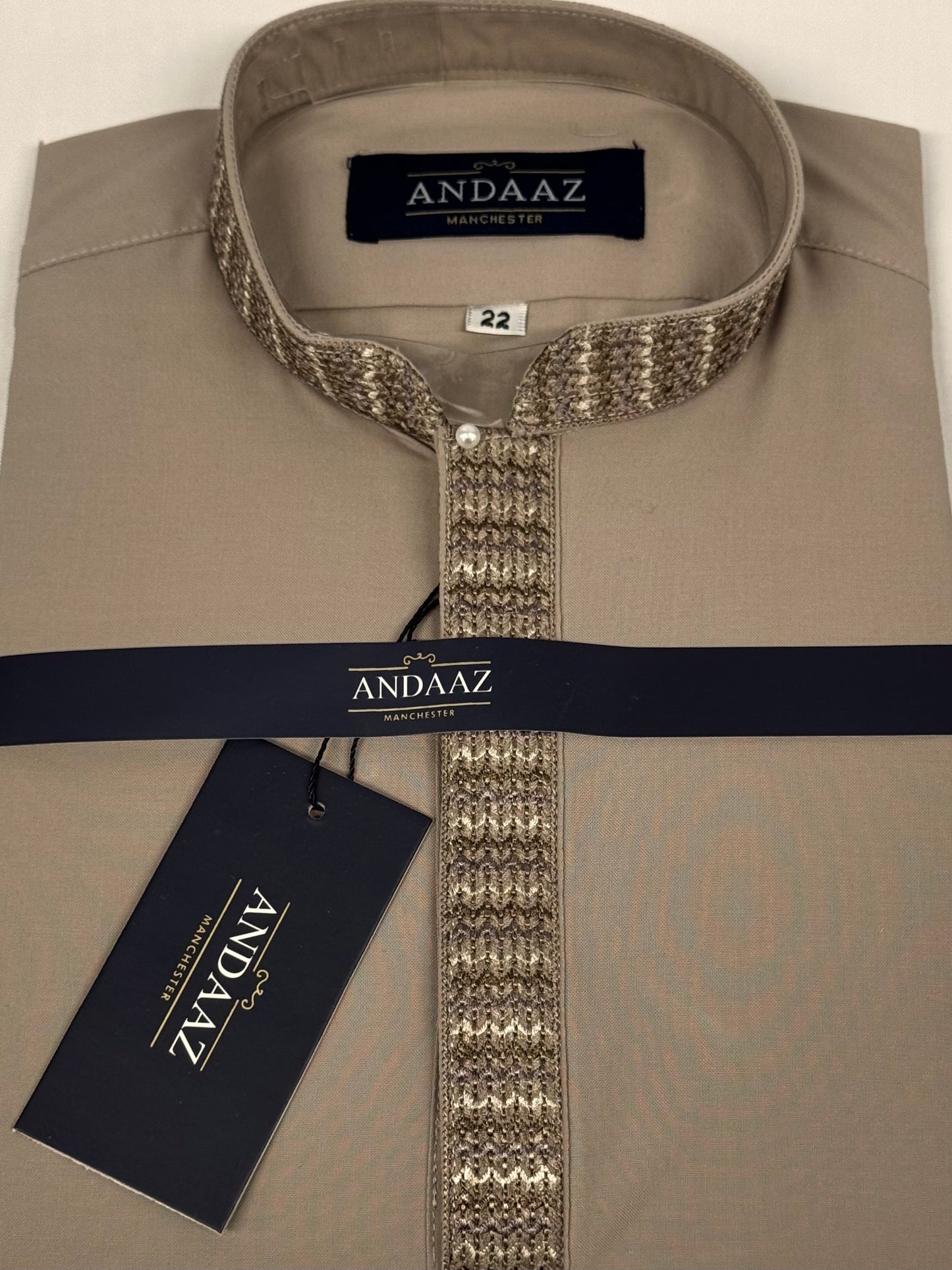 Boys Shalwar Kameez Zigzag Skin Placket