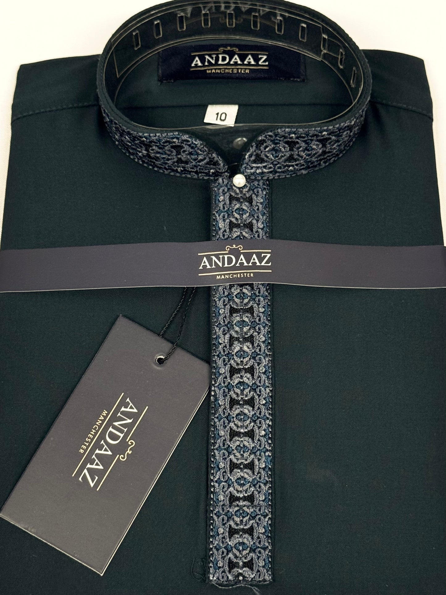 Boys Shalwar Kameez Rose Sea Green Placket