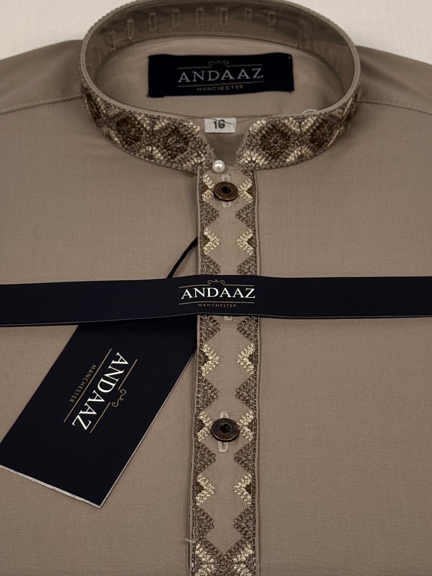 Boys Shalwar Kameez Geo Skin Placket