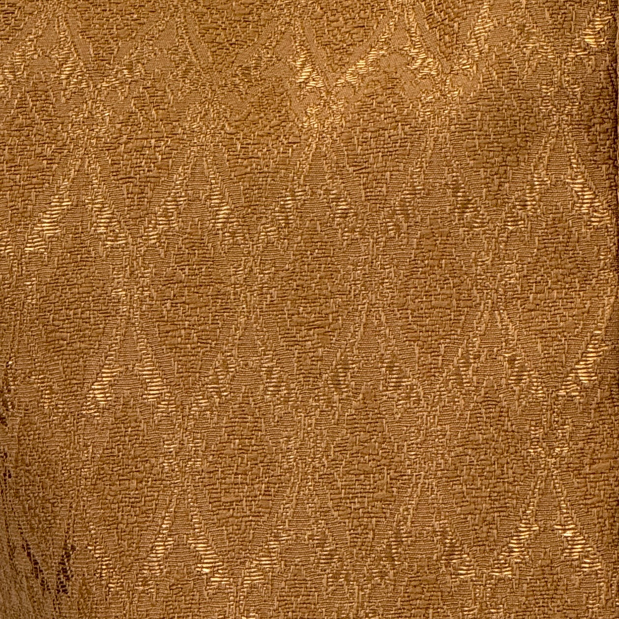 Men's Caramel Diamond Design Jamawar Waistcoat