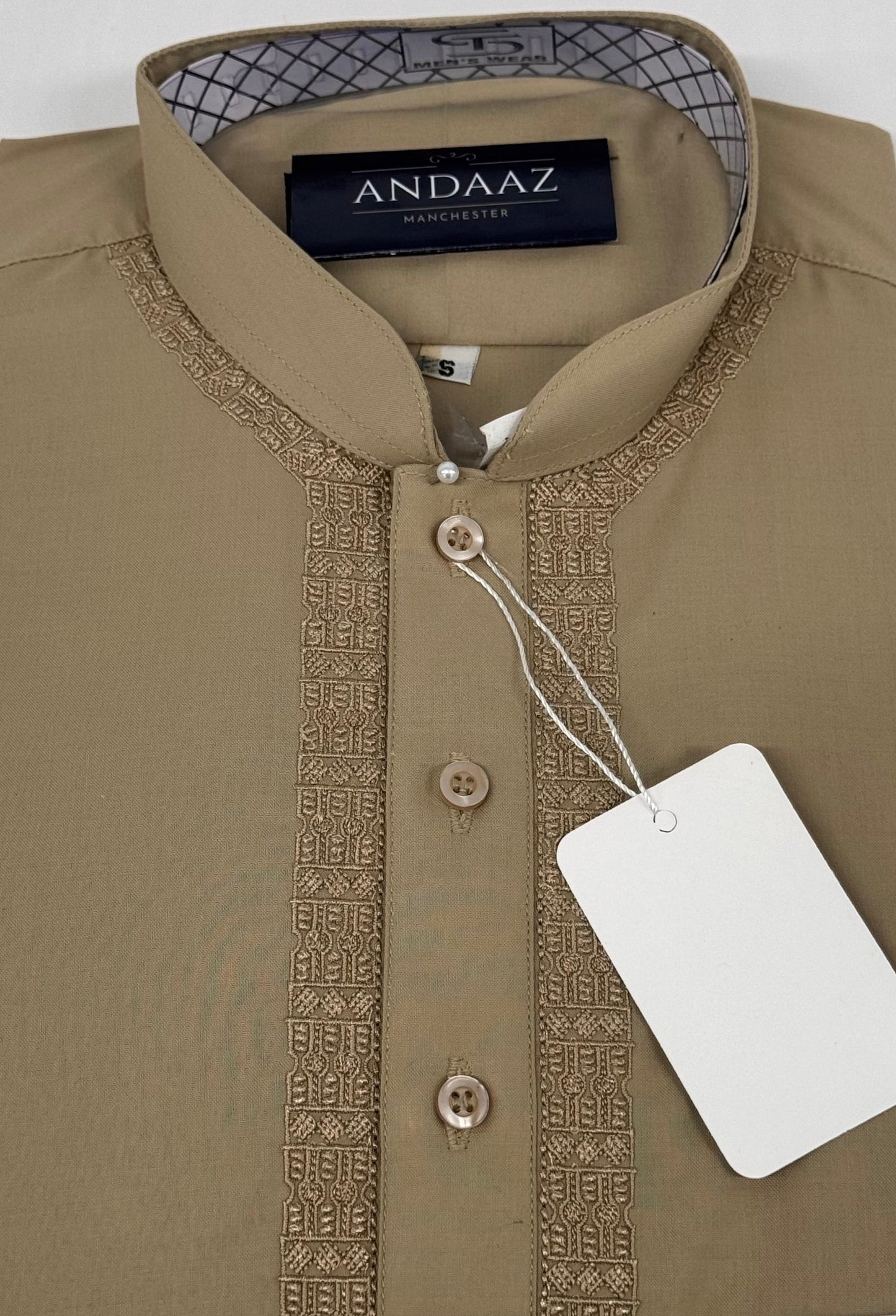 Men's Shalwar Kameez Sand Piyala Embroidery