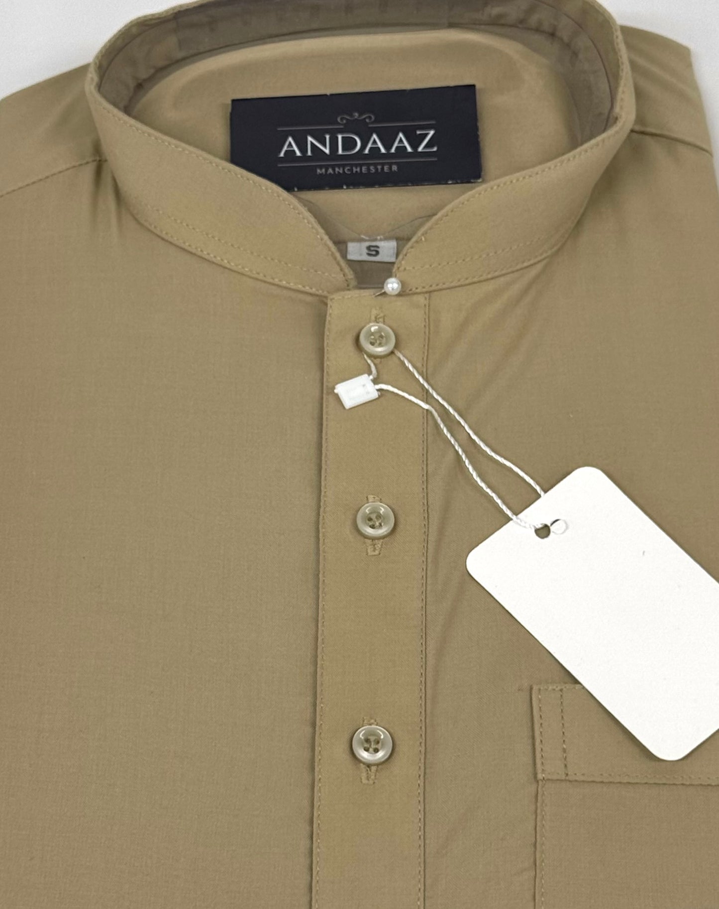 Men's Shalwar Kameez Plain Sand