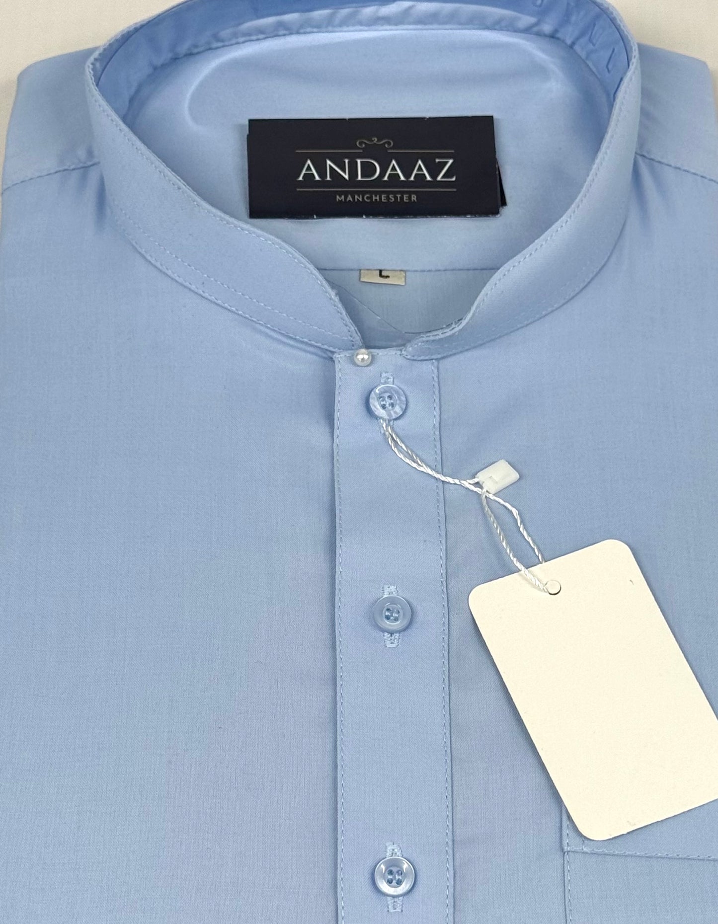 Men's Shalwar Kameez Plain Sky Blue