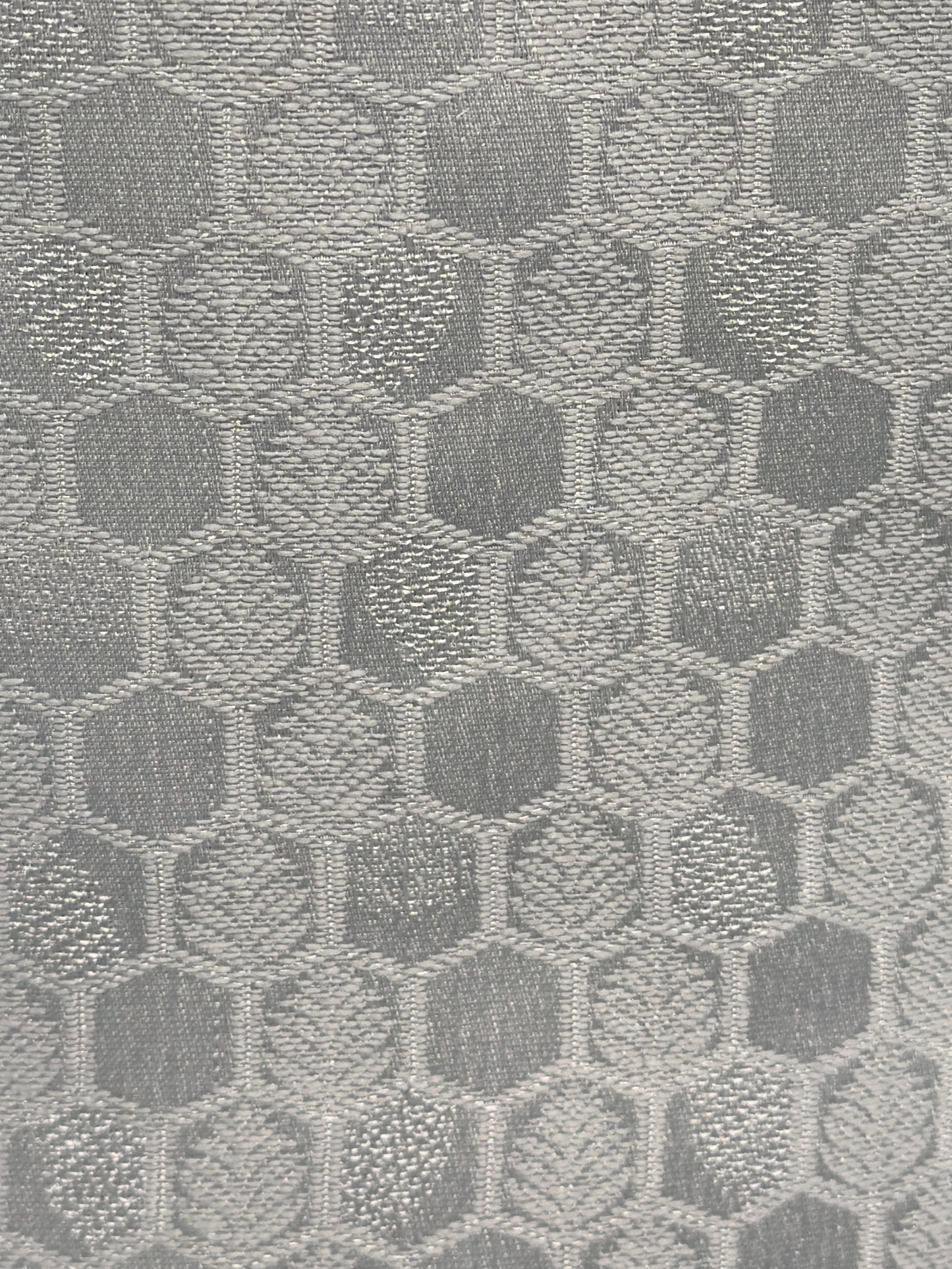 Light Aqua Hex Design Jamawar Waistcoat Close Up