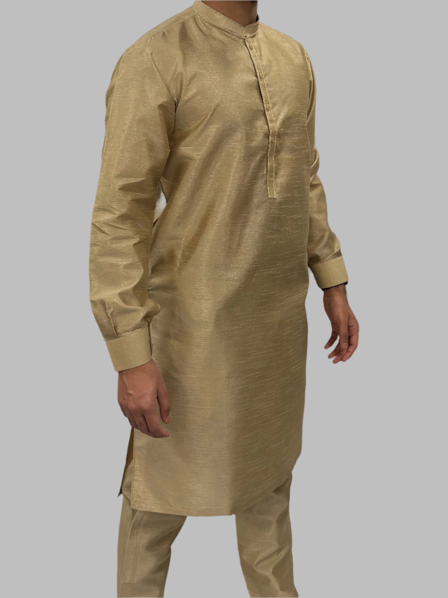 Light_Gold_Plain_Silky_Side_View