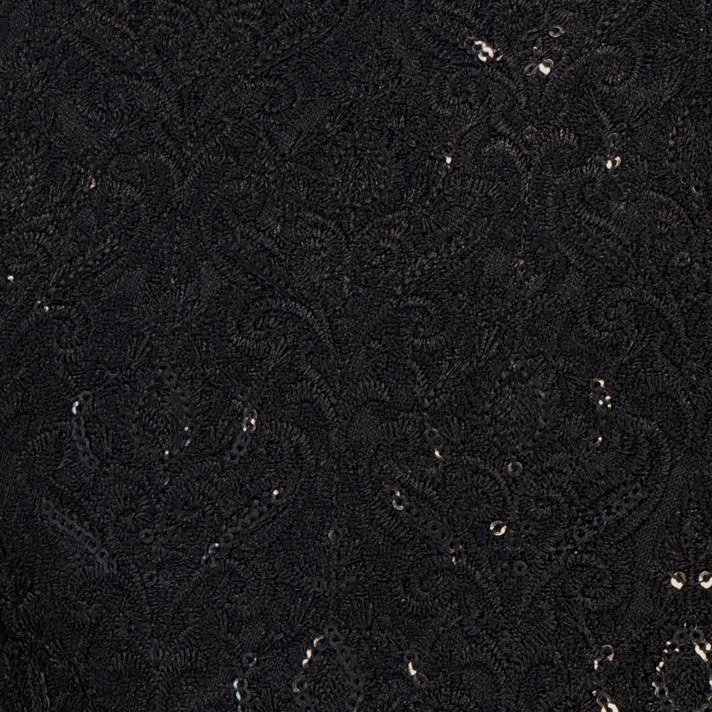 Men's Black Sequin Tropic Premium Waistcoat
