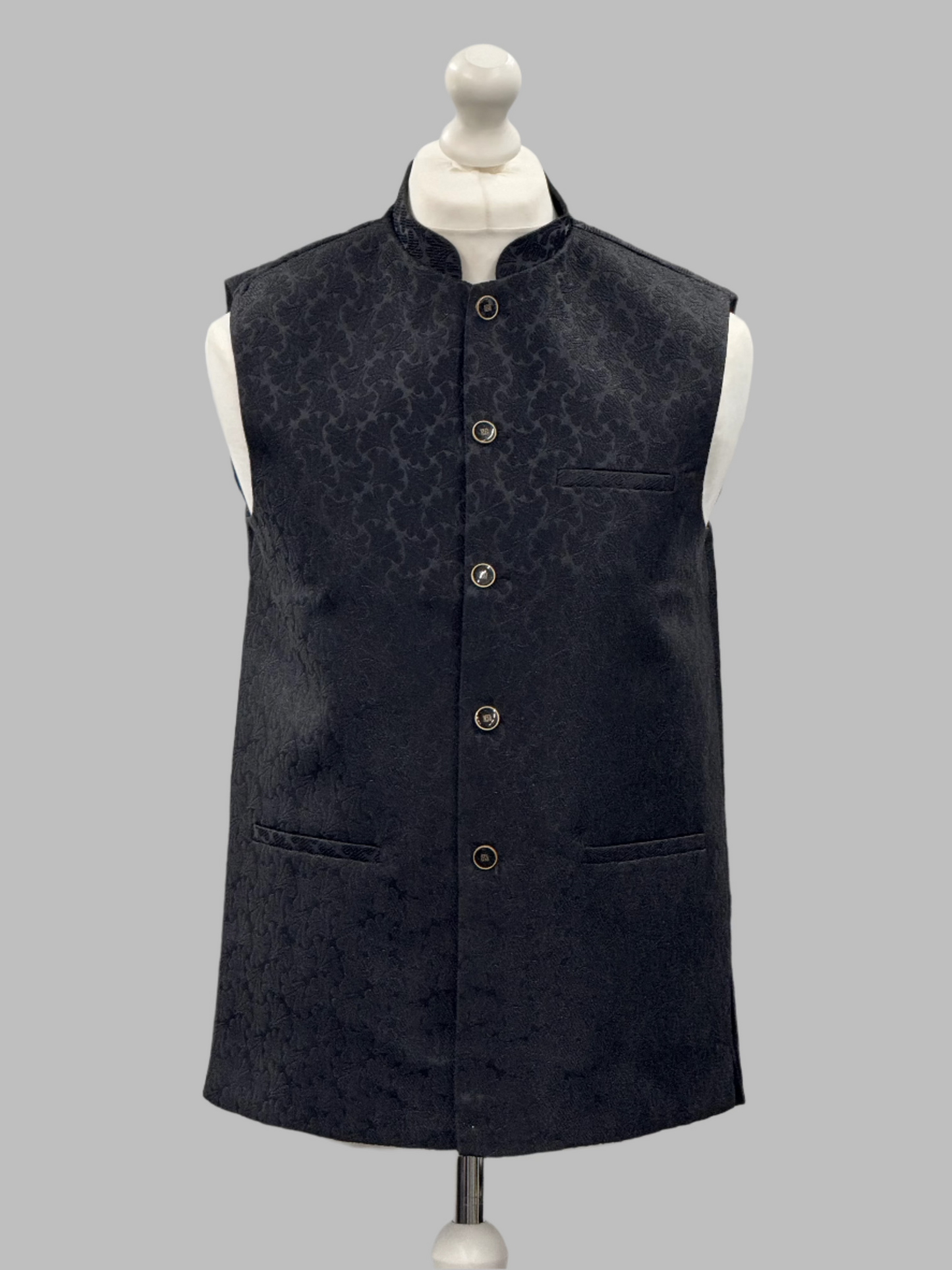 Men's Petal Black Jamawar Front