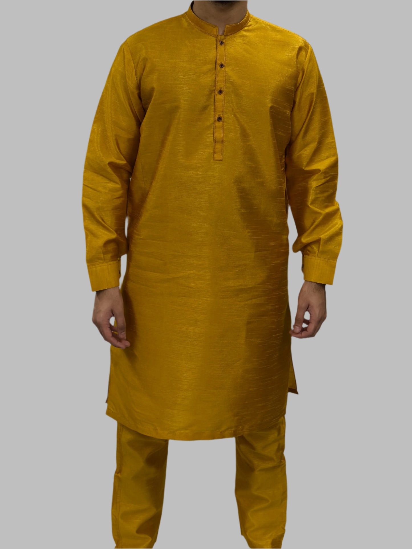 Sunset_Orange_Plain_Silky_Front_View