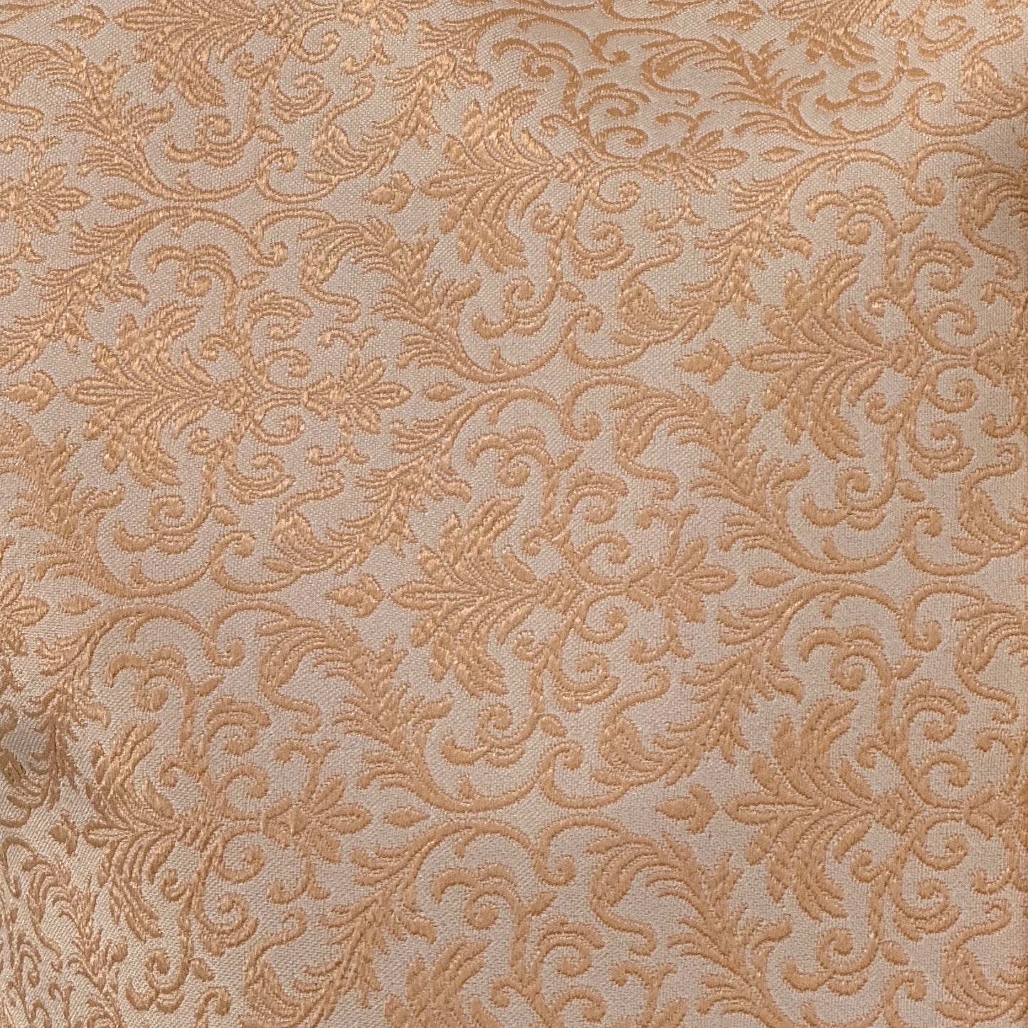 Men's Banarsi Cream Peach Waistcoat