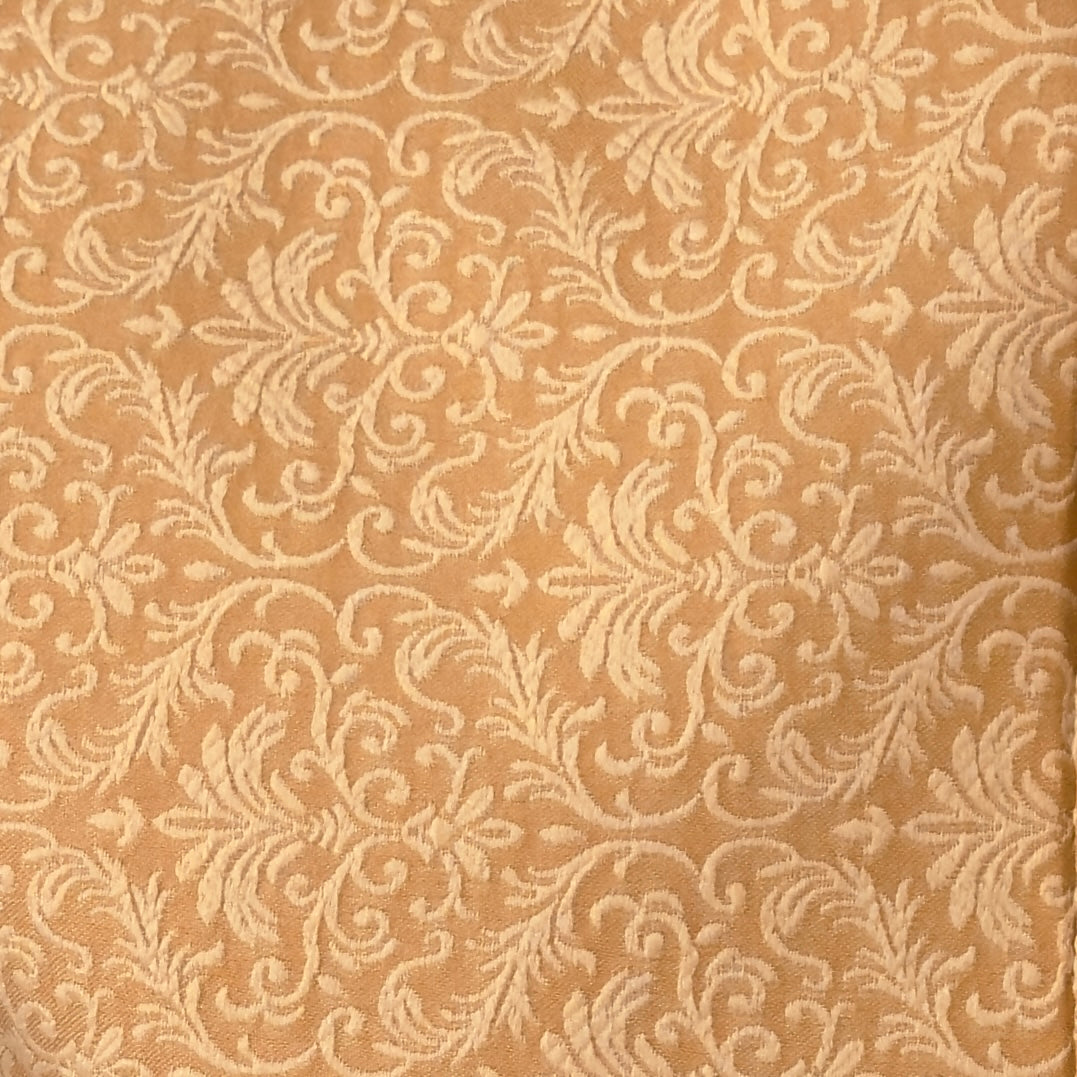 Men's Banarsi Peach Cream Waistcoat