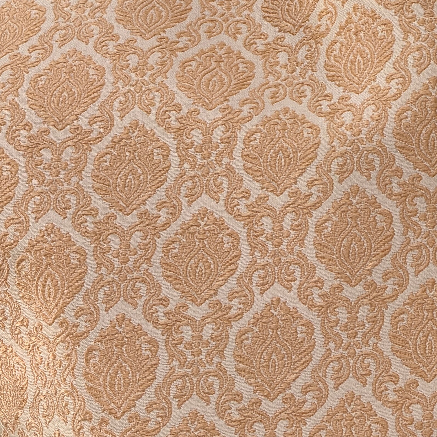 Men's Banarsi Cream Peach Diamond Waistcoat