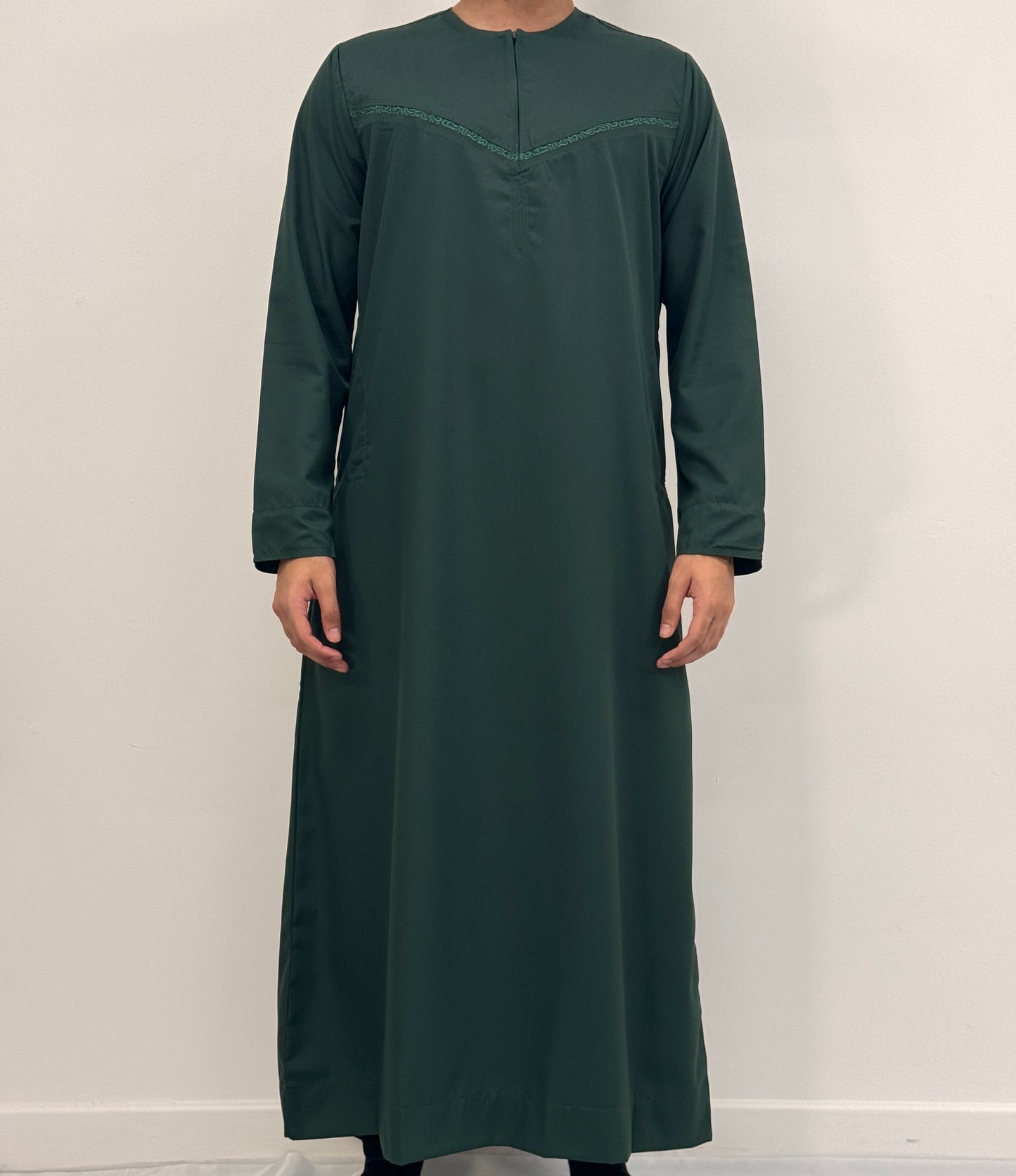 Men's Emirati/Omani Thobe - Bottle Green