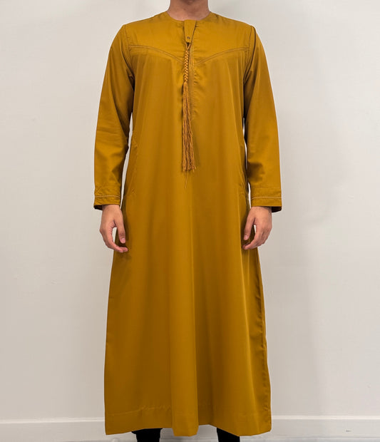 Men's Mustard Emirati Thobe