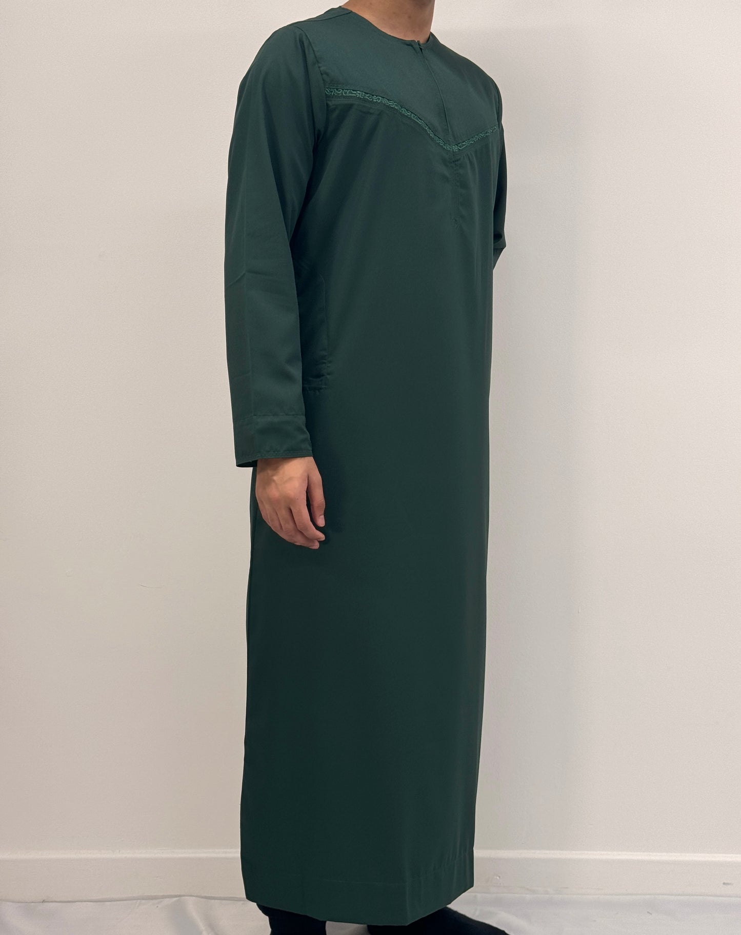 Men's Emirati/Omani Thobe - Bottle Green