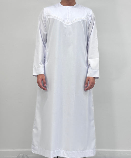 Men's White Omani Thobe