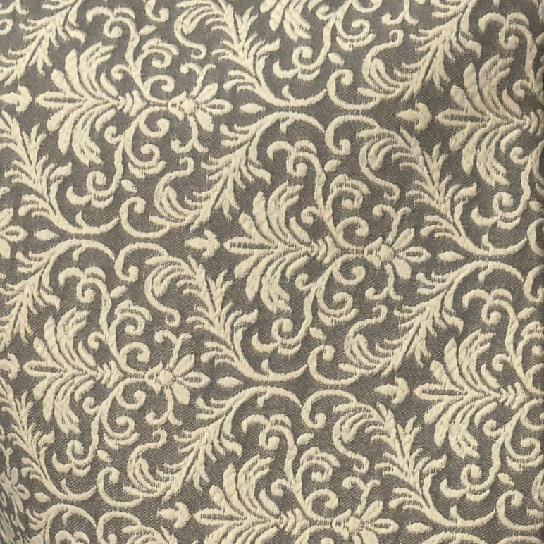 Men's Banarsi Grey Cream Waistcoat