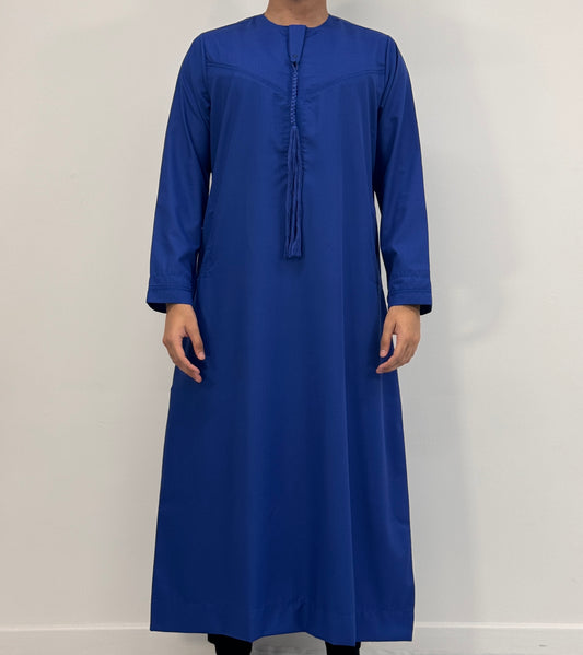 Men's Royal Blue Emirati Thobe