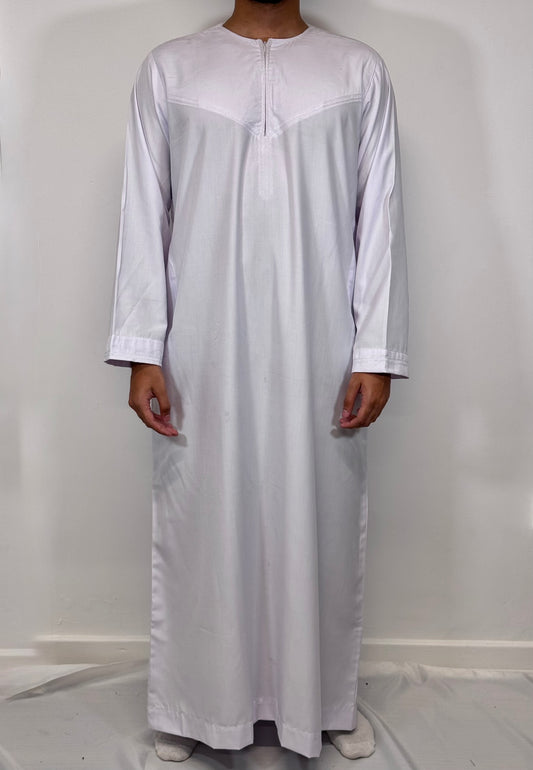 Men's Zayd Thobe Winter Material - Brilliant White