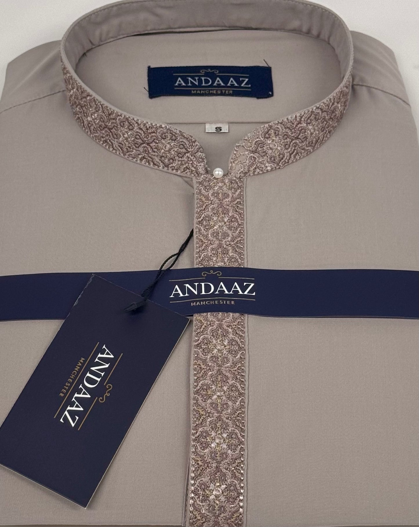 Men's Shalwar Kameez Oat Placket Embroidery