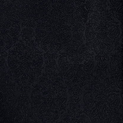 Men's Black Small Paisley Design Jamawar Waistcoat