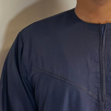 Men's Zayd Thobe Winter Material - Navy