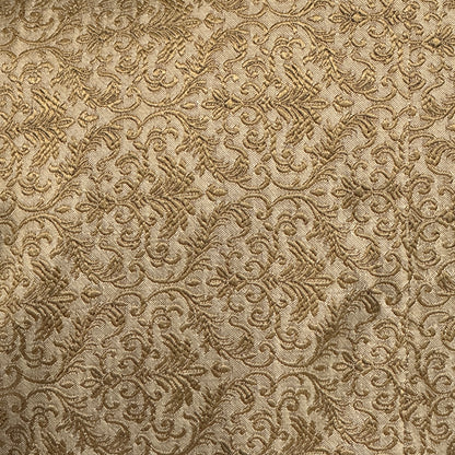 Men's Banarsi Light Golden Copper Waistcoat