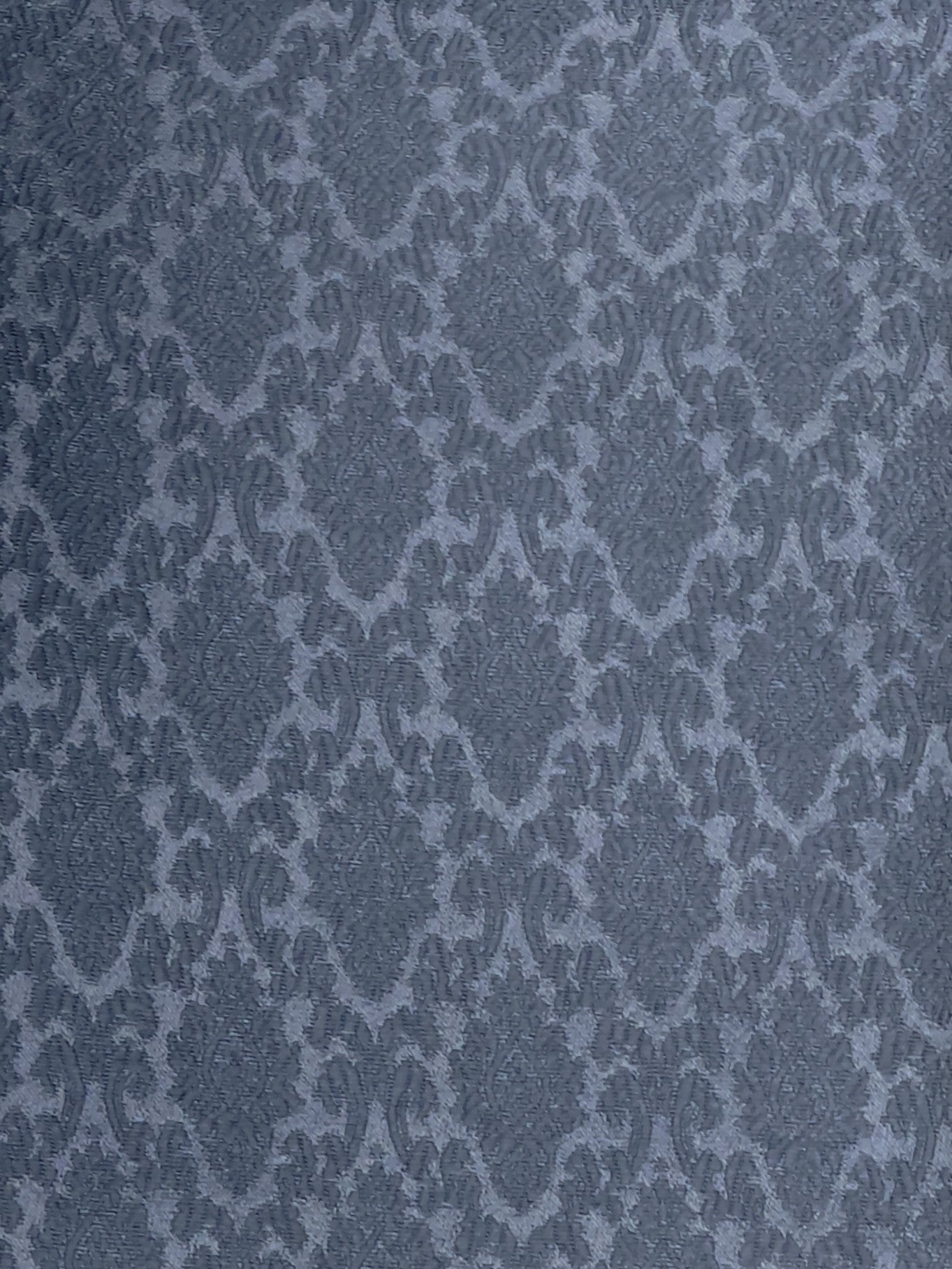 Antique Blue Diamond Design Jamawar Waistcoat Close Up