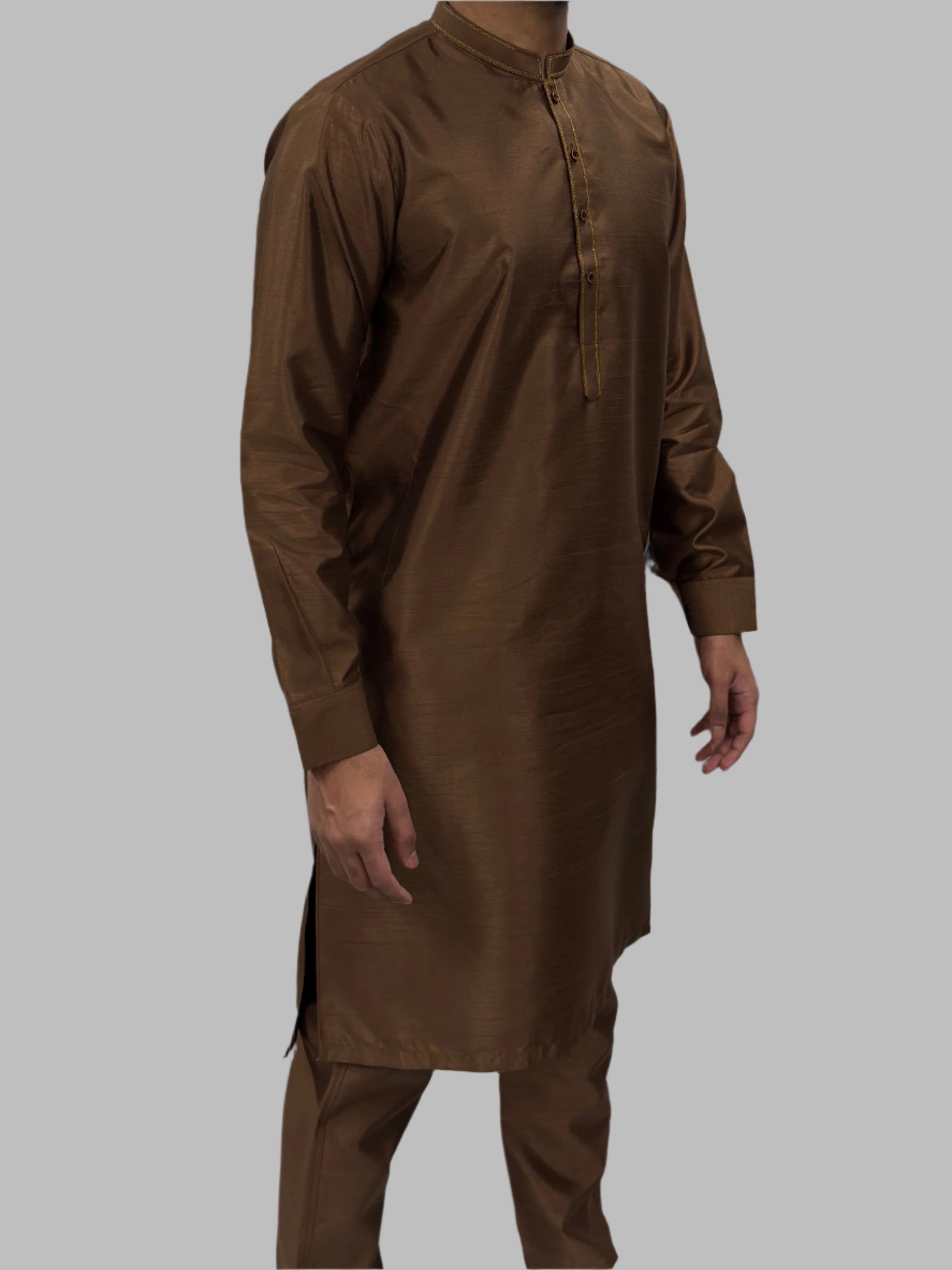 Brown_Plain_Silky_Side_View