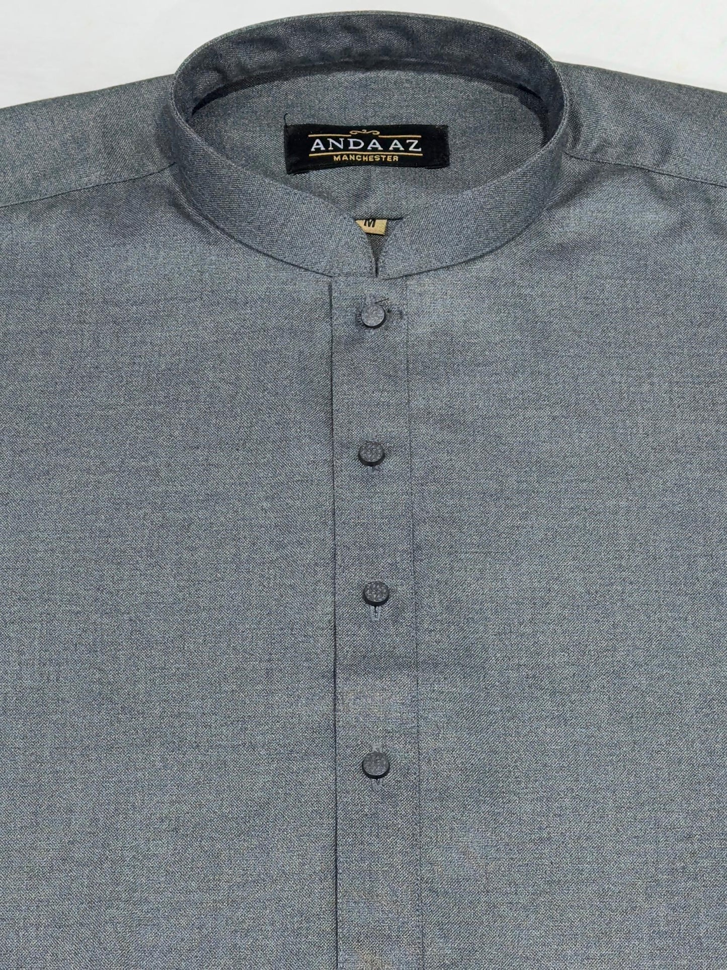 Men's Shalwar Kameez Merino Wool Blended Winter Material - Light Grey