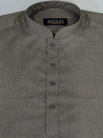 Merino Wool Taupe Close Up