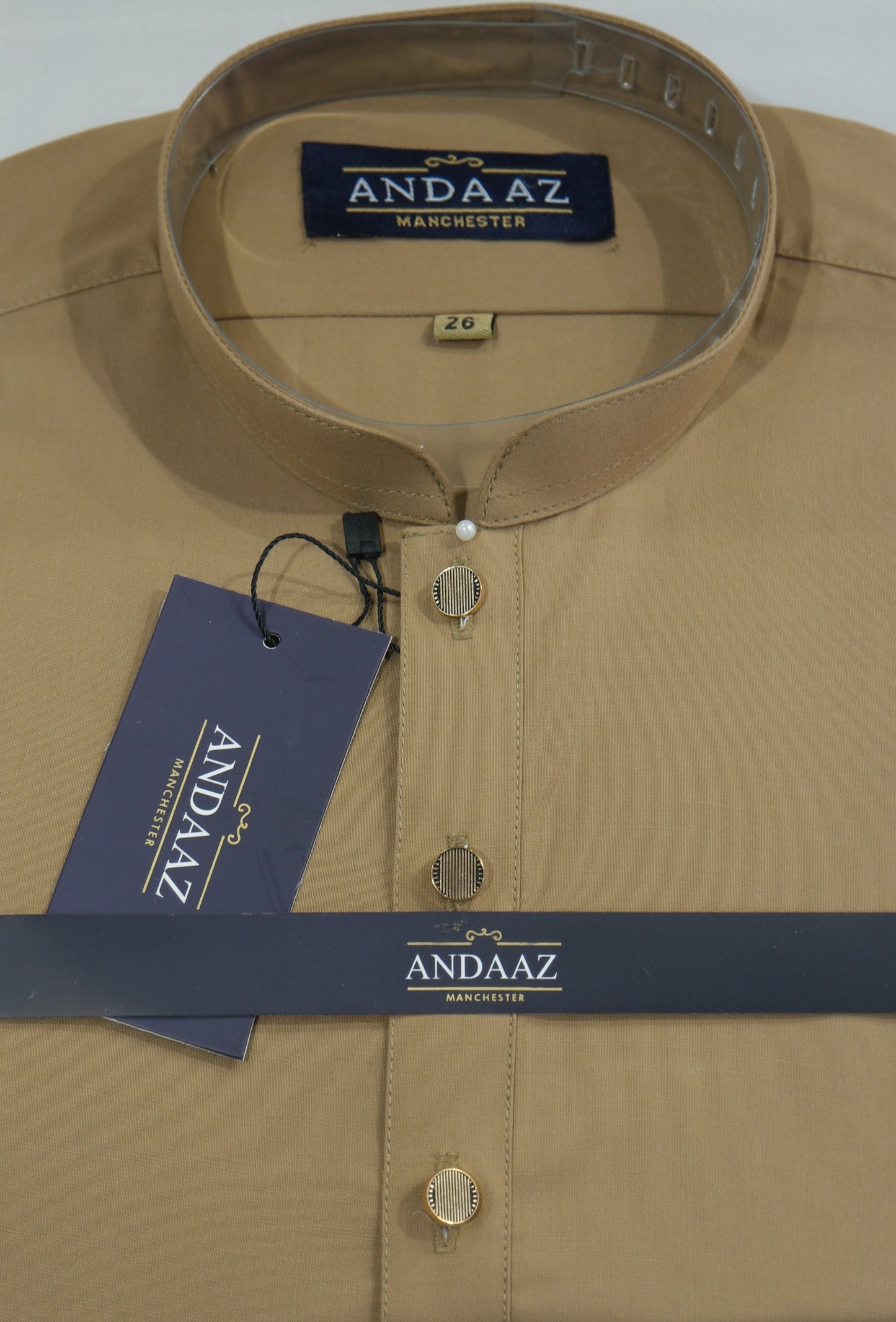 Premium Shalwar Kameez Plain - Caramel