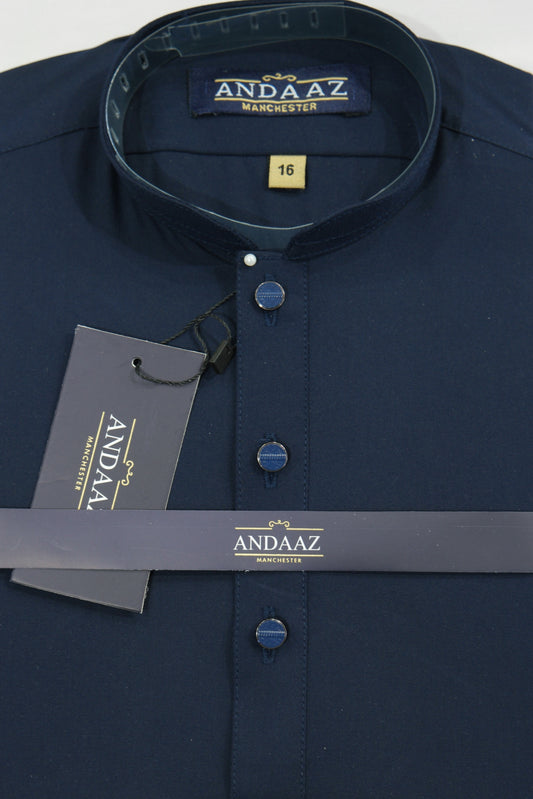 Premium Shalwar Kameez Plain - Navy