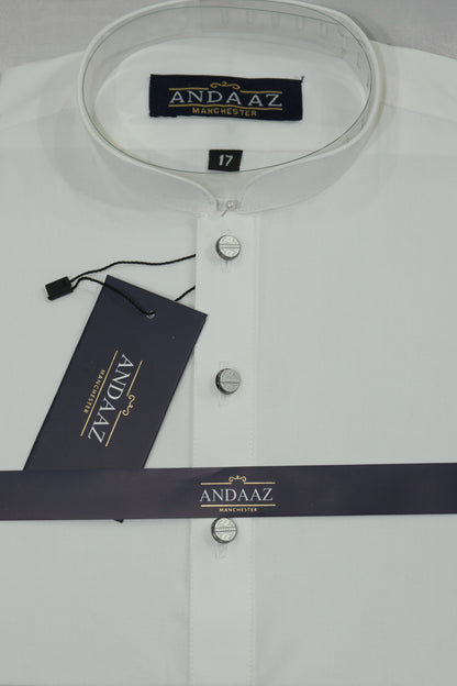 Premium Shalwar Kameez Plain - Off White