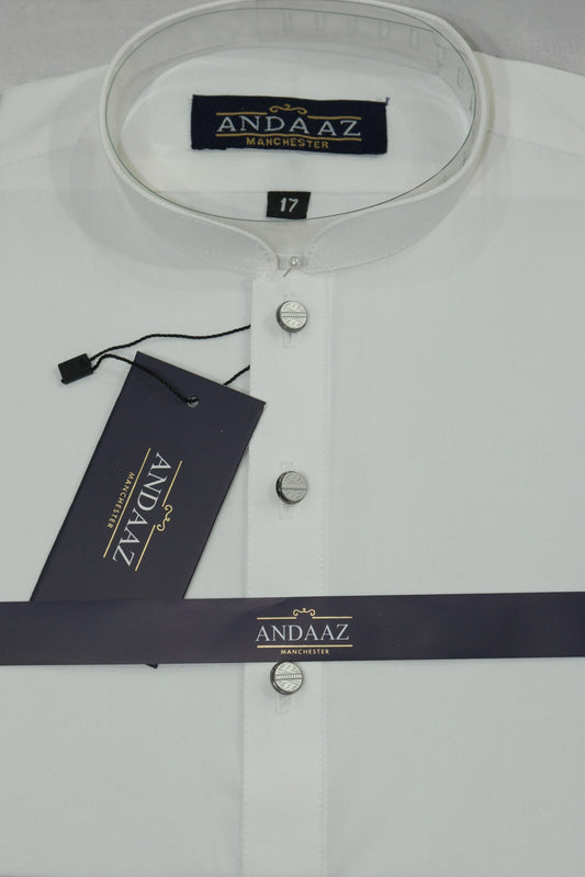 Premium Shalwar Kameez Plain - Off White