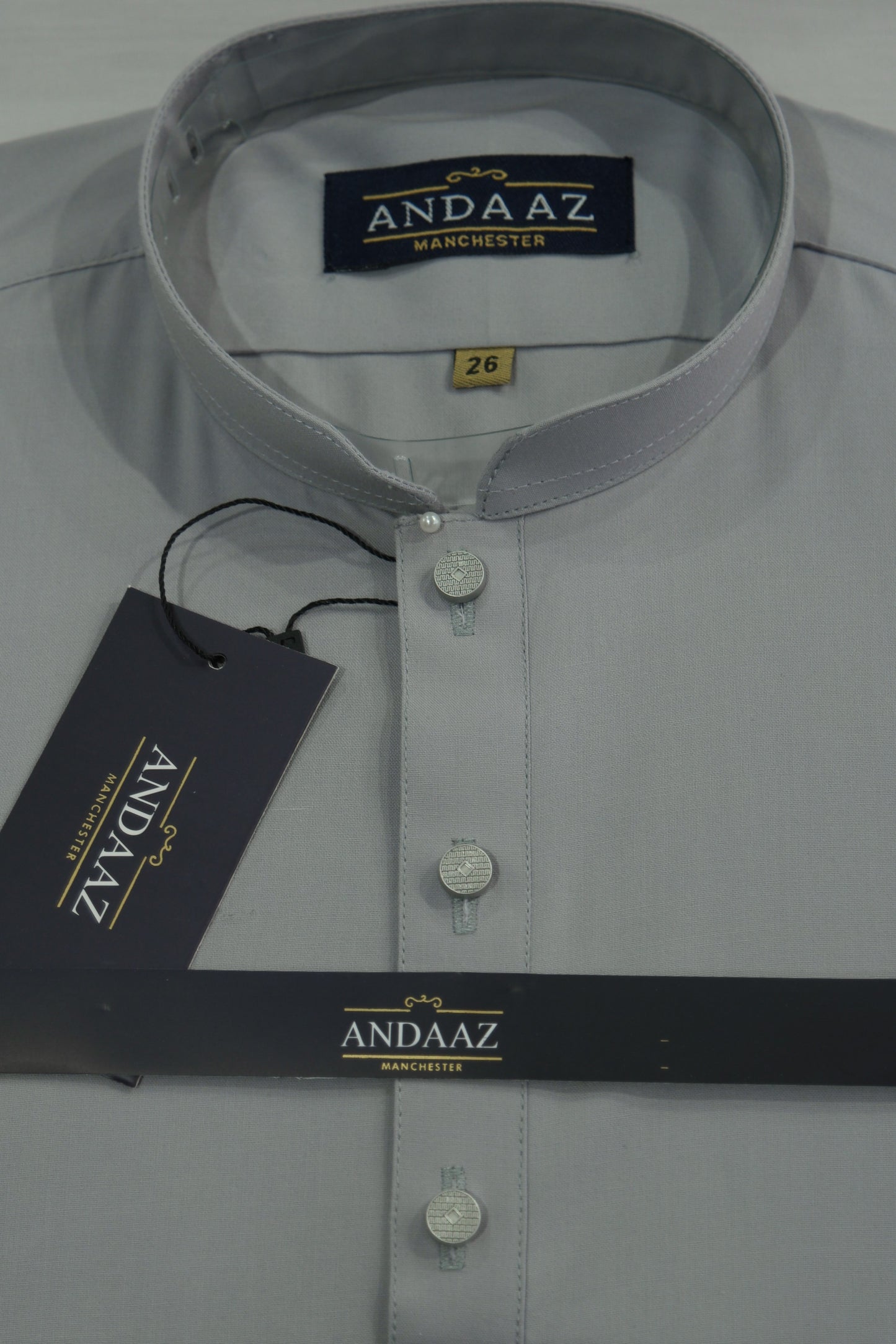 Premium Shalwar Kameez Plain - Powder Grey