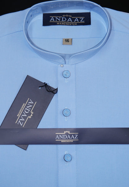 Premium Shalwar Kameez Plain - Uniform Blue