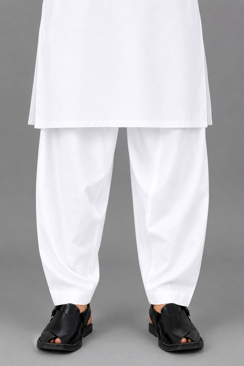 Premium Shalwar White