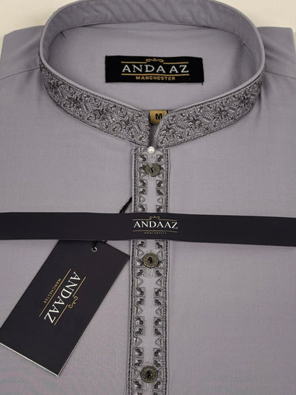 Shalwar Kameez Light Purple Multi Colour Split Placket Embroidery