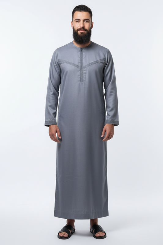 andaaz zain thobe grey man