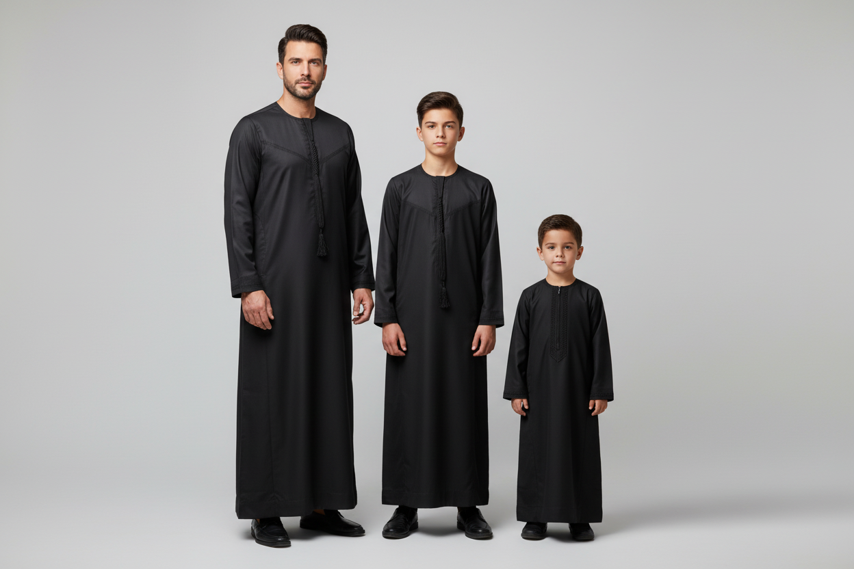Black Thobe Family Group Photo