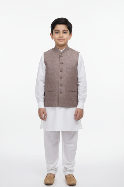 Boy in Hex Waistcoat – Front
