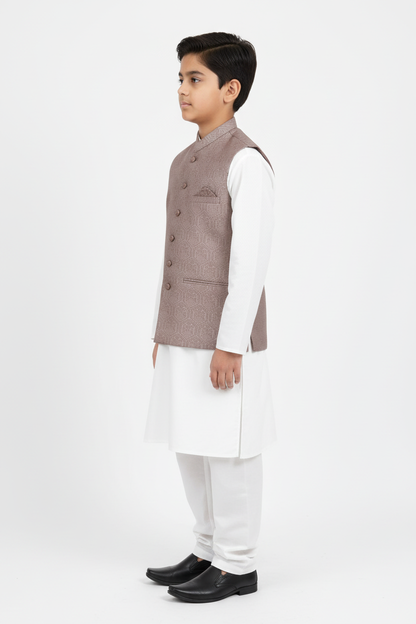 Boy in Hex Waistcoat – Side