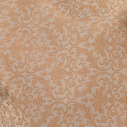 Men's Banarsi Cream Peach Waistcoat