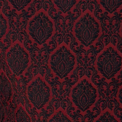 Boys Banarsi Red Black Diamond Waistcoat