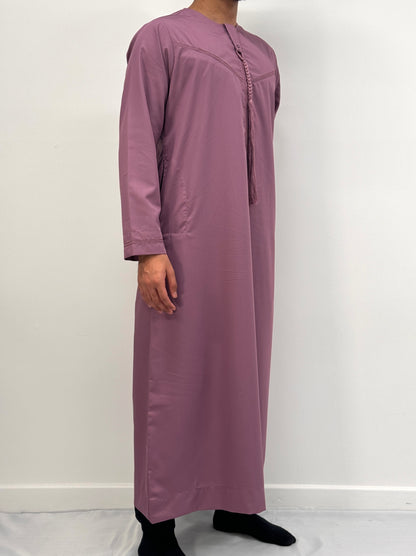 Men's Emirati/Omani Thobe - Dusty Pink